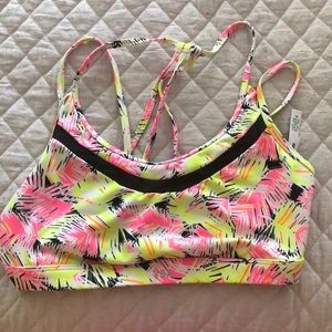 Colorful sports bra